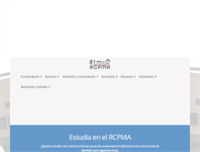 Tablet Screenshot of conservatoriodealmeria.es
